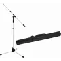 Microphone stand Omnitronic MS-1W with boom — white finish