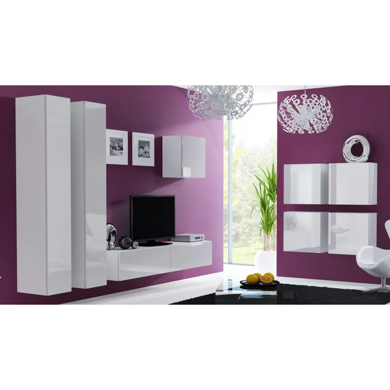 Cama Square cabinet VIGO 50/50/30 white/white gloss
