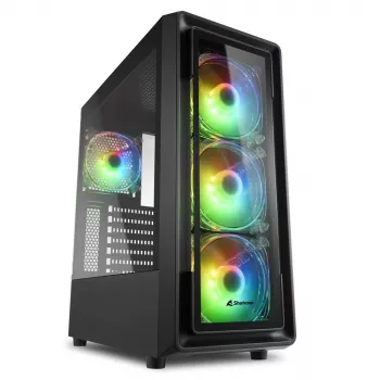 PC Case Sharkoon TK4 RGB Midi Tower Black