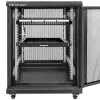 Qoltec 54516 19-inch Rack Patch Panel, 24 Ports, 1U, UTP, Black
