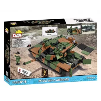Construction set Cobi M1A2 SEPV3 Abrams model with 1,065 bricks