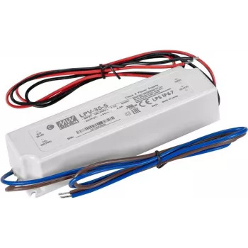 Power supply mean well 30W 5V IP67 waterproof industrial DC output