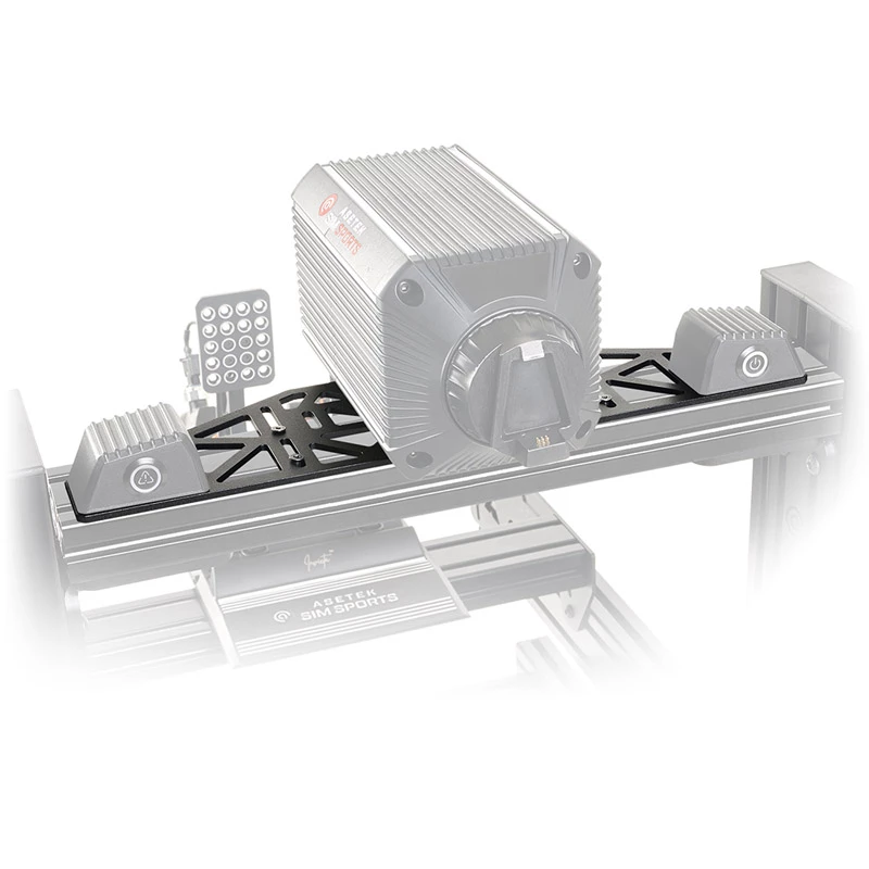 Mounting bracket Asetek SimSports 460×120×5 mm, steel, black