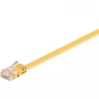 Networking Cable Goobay RJ-45 CAT6 1m Yellow U/UTP
