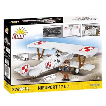 Cobi Brick Set Nieuport 17 C.1 274 pieces model kit
