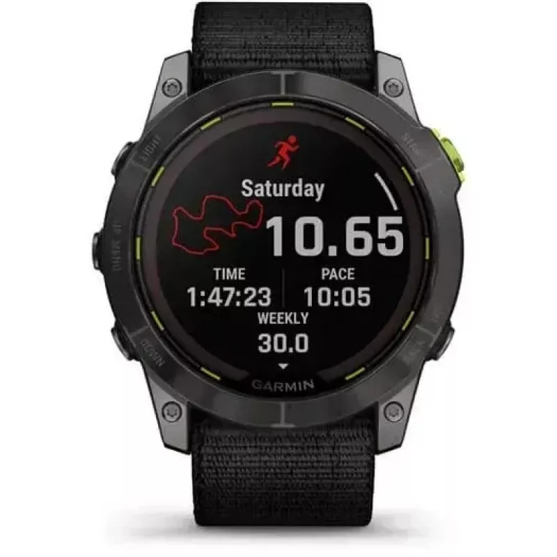 Garmin Enduro 2 3.56 cm (1.4) MIP 35 mm Digital 280 x 280 pixels Touchscreen Grey Wi-Fi GPS (satellite)