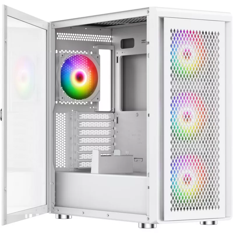 PC case Silentware Air 100 White — mid-tower ATX compatible, white finish