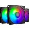 Set of 3 COOLER MASTER FANS Mobius 120P ARGB fans