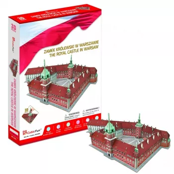 3D puzzle Cubicfun Royal Castle in Warsaw model 306-20268 – cardboard architectural model, scale and piece count not specified