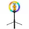 LogiLink smartphone ring light w.selfie stick tripod,DM 20cm (AA0156)