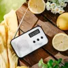 Portable digital radio Adler AD 1907 — AM/FM, digital tuner, alarm, USB-C, 600 mAh battery, LCD, 20 presets, telescopic antenna
