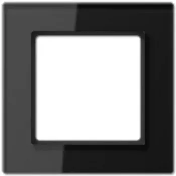 JUNG AC 581 GL SW - Black - Glas - 84 mm - 84 mm