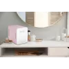 Mini fridge with LED makeup mirror Elle ESDAFX04PUEU 4 L, purple