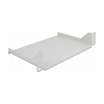 Rack shelf DeLOCK 10 inch Shelf for network cabinet 1U grey Steel