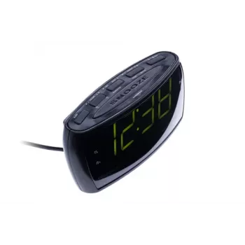 Clock radio Adler AD 1121 — clock radio, FM/AM tuner, LED display, battery backup, black