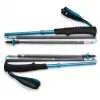 Trekking Poles Distance Carbon Z, Fitness Device Anthracite/Blue, 1 Pair, 105 cm