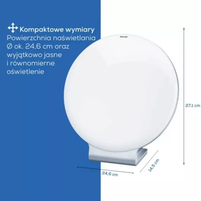 Light therapy lamp Beurer TL 50 60815 10000 lux – daylight simulator for seasonal light therapy