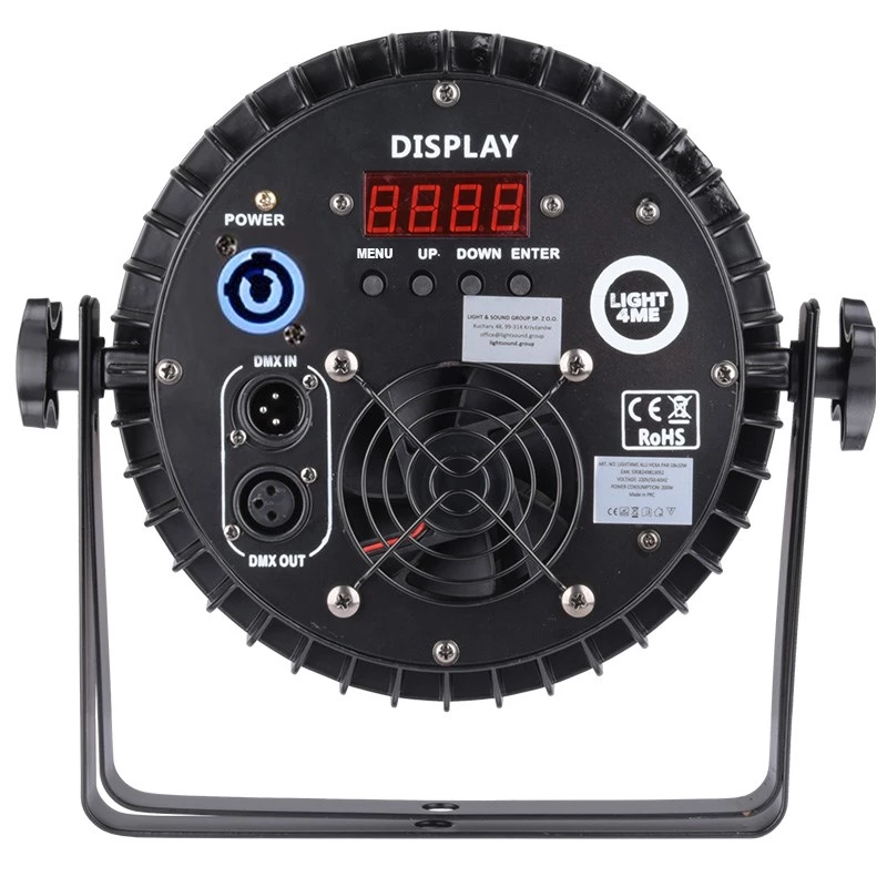 LIGHT4ME ALU QUAD PAR 18x6W RGBW - stage spotlight