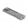 SSD enclosure DeLOCK External USB Type-C Combo Enclosure for M.2 NVMe PCIe or SATA SSD tool free