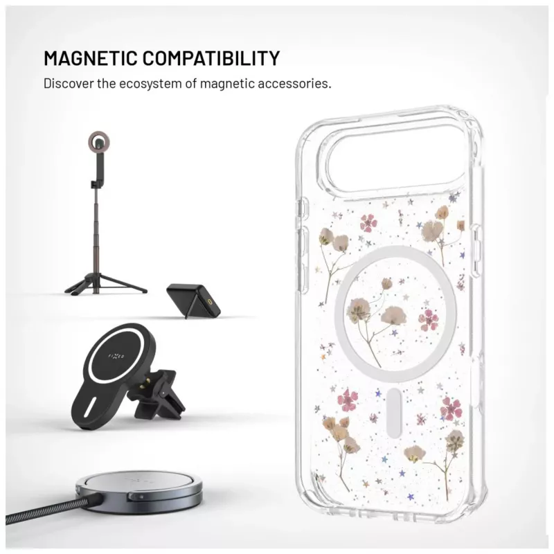 Back cover FIXED for Apple iPhone Air — TPU, MagBloom compatible, Blush Plum