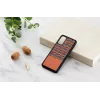 Phone case man and wood Galaxy S20 brown check black – protective cover for Samsung Galaxy S20