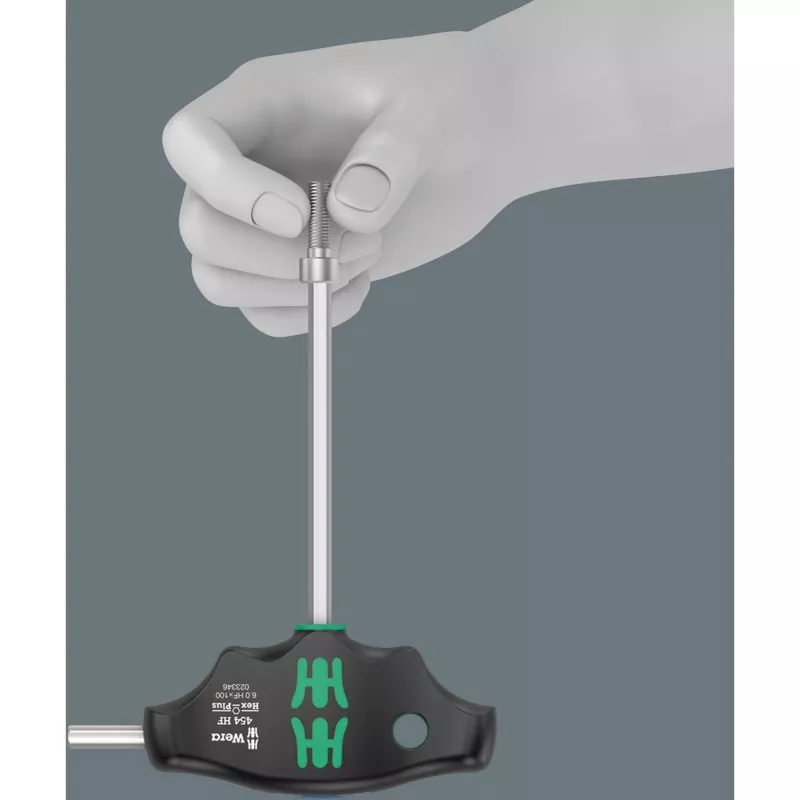 T-handle set Wera Series 400 454/7 HF, 7-piece T-handle hex and screwdriver set