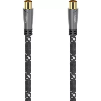 Hama 00205070 coaxial cable 1.5 m Black, Grey