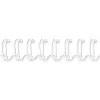 Fellowes - Binding Wire - 12 mm - 297 mm - 34 rings - A4 (210 x 297 mm) - 100 Sheets - White - 100 pc(s). (53270)