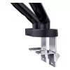 Monitor mount DIGITUS Dual design for 2×35 inch screens, clamp, 2×10 kg, VESA 75×75–100×100, tilt -45–90°