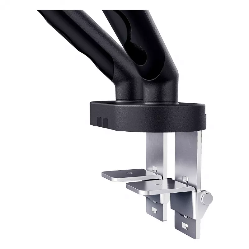 Monitor mount DIGITUS Dual design for 2×35 inch screens, clamp, 2×10 kg, VESA 75×75–100×100, tilt -45–90°