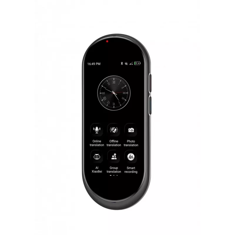 Portable voice translator MAXCOM MT100 4G, multilingual speech translation, compact handheld device