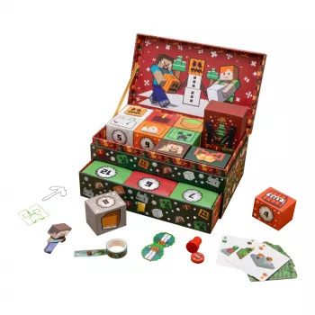 Keepsake Box Advent Calendar Paladone PP15749MCF Minecraft 24 Surprises