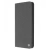 Phone book case Tellur Carbon for iPhone XS — black