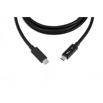 Thunderbolt cable Lenovo 4Z51A40455 — 2 m, 40 Gbit/s, male‑to‑male, black
