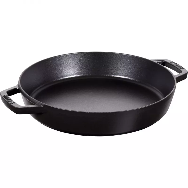 Staub 40511-073 cast iron cocotte pan with two handles