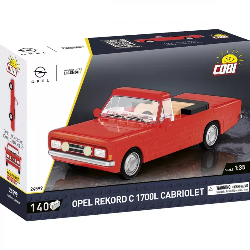 Cobi construction toy Opel Rekord C 1700 L Cabriolet model kit, scale model build set
