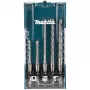 Makita E-15702 SDS-PLUS masonry drill bit set 5 parts (E-15702)