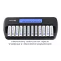 Battery charger everActive NC-1200 — universal 12-battery charger for AA/AAA, 12 V input, black