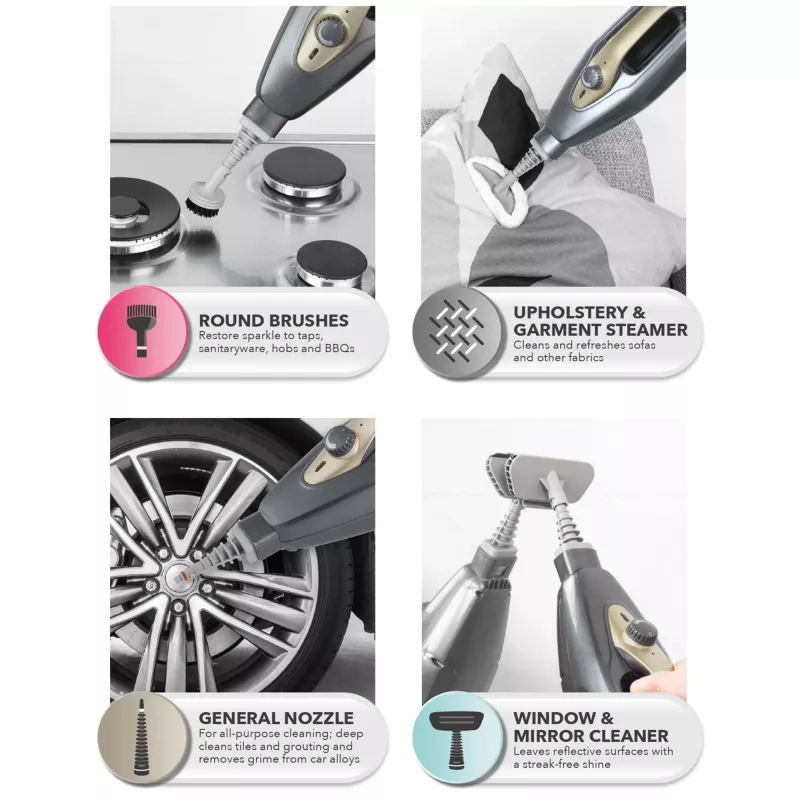 Beldray BEL01732TTVDE 14 in1 Steam Cleaner