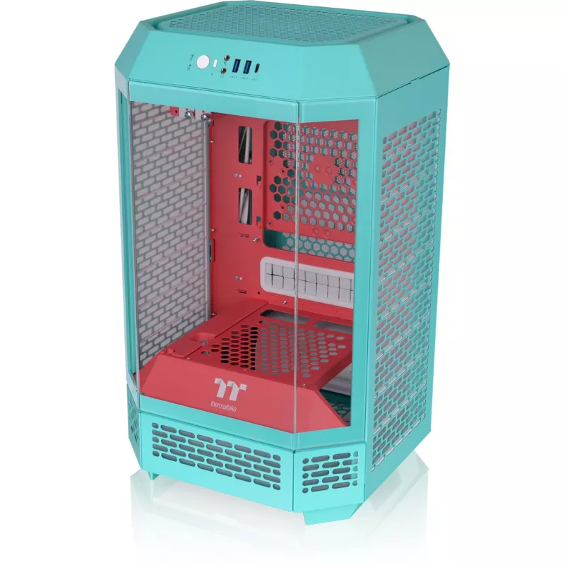 The Tower 250 , Tower-Enclosure mint/beere, Tempered Glass
