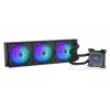 All-in-one liquid cooler ENDORFY Navis F360 ARGB Black — 360mm radiator, 3x 120×25 mm fans, 250–1800 RPM, pump 1600–2600 RPM, LGA 1700/AM5/AM4 support