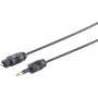 Optical Audio Cable ShiverPeaks 69012-0.5 Toslink plug to 3.5mm adapter cable 0.5 m, 2.2 mm