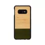 Phone case man and wood SmartPhone for Galaxy S10e bamboo forest black