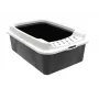 Open litter box rotho Bonnie Cat 572×393×209 mm, technopolymer, 30 L, black/grey