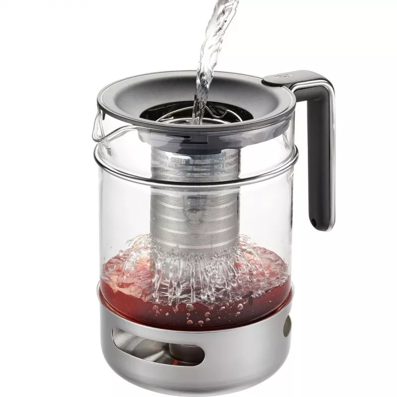GEFU T-PREP Tea Kettle with Warmer 1.5 ltr