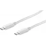 USB Cable S/CONN 13-45156 USB 3.2 Gen 2 1.5m White