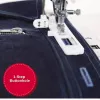 Sewing machine SINGER Heavy Duty 4432 — electric, 32 stitch patterns, 1-step buttonhole, free arm, grey