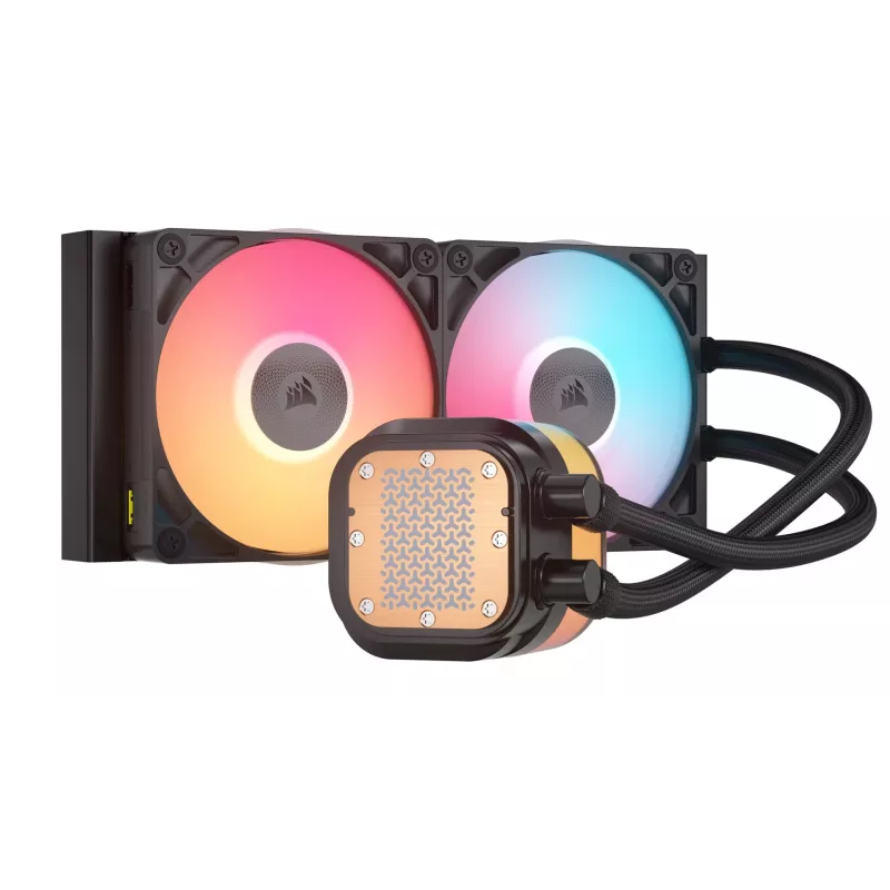 Air cooler Corsair iCUE LINK TITAN 240 RX LCD 12 cm Black 300-2100 RPM