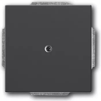 BUSCH JAEGER central cover plate 1749-885 black matte