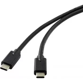 Renkforce RF-4531576 USB Cable 2 m USB 3.2 Gen 2 (3.1 Gen 2) USB C Black (RF-4531576)